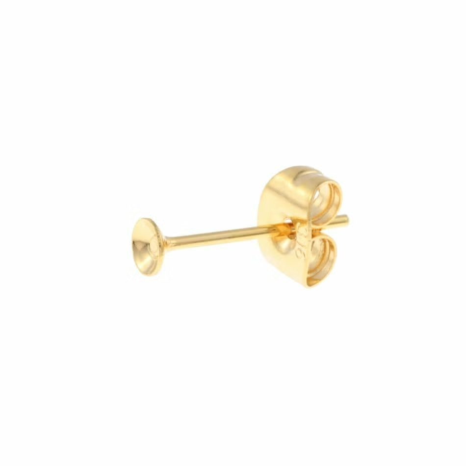 サージカルステンレス316のゴールドピアス金具